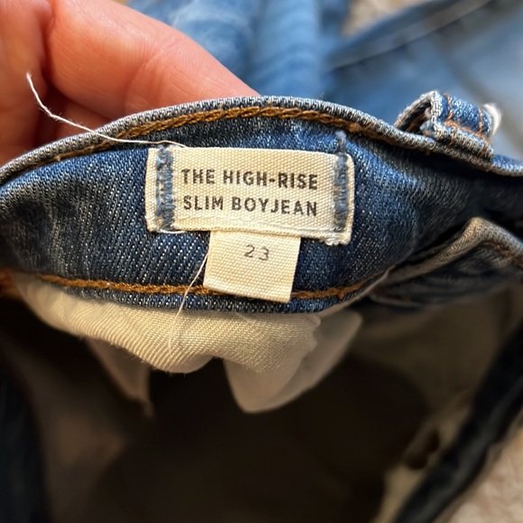 High Rise Slim Boyjean - Picture 4 of 6